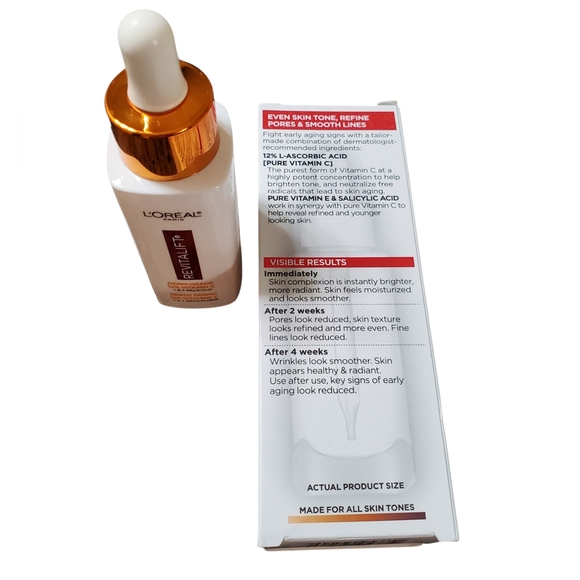 L'oreal 12% PURE VITAMIN C + E + SALICYLIC ACID SERUM - Picture 4 of 4